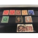 Stamps to include Penny Black & Penny Red etc