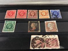 Stamps to include Penny Black & Penny Red etc