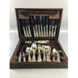 Canteen of various kings pattern cutlery A/F