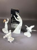 Collection of three Royal Doulton figurines: 'Awakening' HN2875 (boxed), 'Thinking of You' HN3124