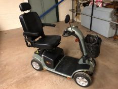 Pride Colt delux mobility scooter, with battery, in grey/green