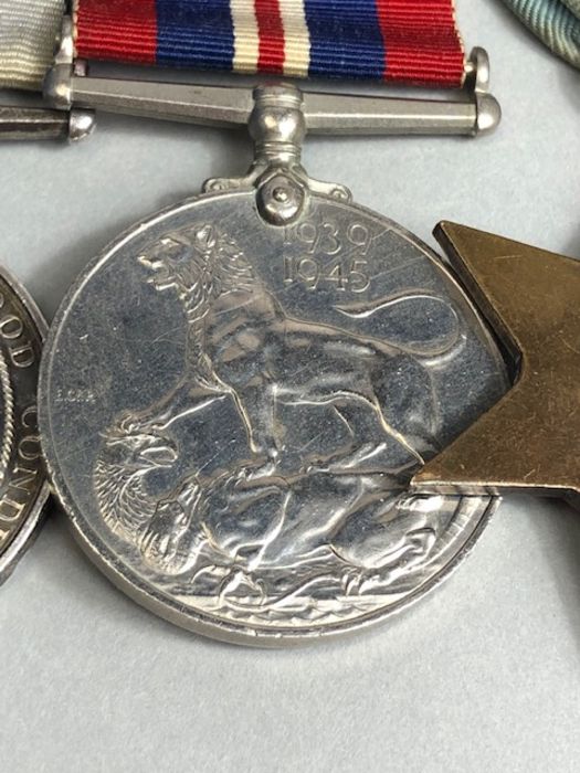 Medals: WWII Group of Navy Medals awarded to MX 61191 E. G. Munday. S. C. P. O. (V). HMS DRAKE To - Image 8 of 13