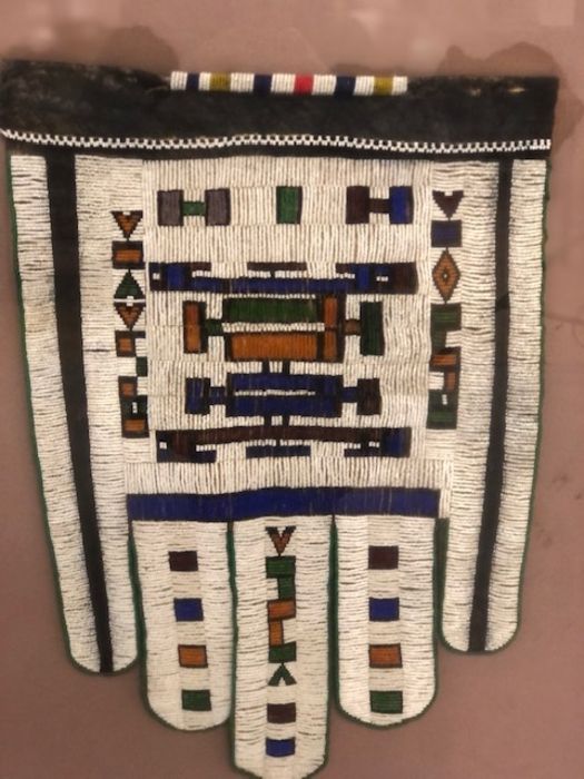 Tribal Interest: African (Zimbabwean) Ndebele beadwork Jocolo or bridal apron, with geometric - Image 14 of 16