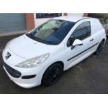 Peugeot car/van: Peugeot 207 Professional HDI car derived van light goods vehicle reg WG09 WZB in