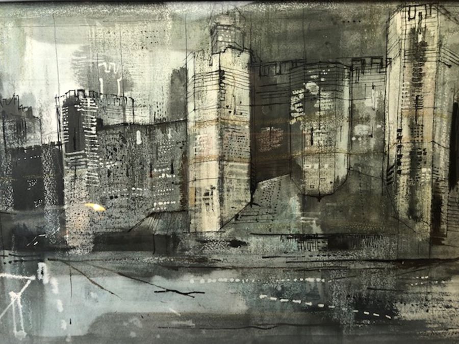 Two framed colour prints: After JOHN PIPER C.H. (British, 1903-1992), 'Caernarvon Castle', approx - Image 2 of 15