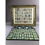 Framed Set of 50 John Players & Sons cigarette cards, 'Gilbert & Sullivan, 2nd Series of 50,