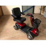 ROMA Dallas mobility scooter, with battery, in red