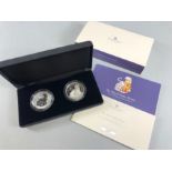 Royal Mint: The Royal Tudor Beasts The Seymour Panther 2022 UK two coin Silver Proof set boxed