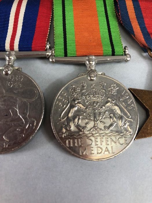 Medals: WWII medal set to include The Burma Star, Defence & War medals and the Territorial Army - Image 10 of 15