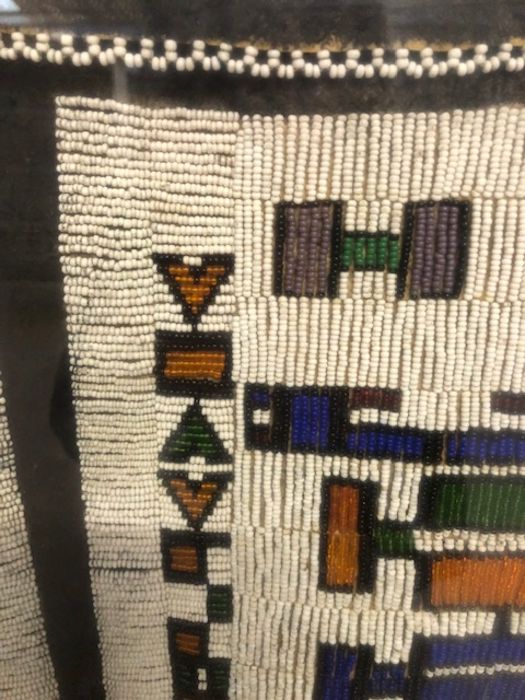 Tribal Interest: African (Zimbabwean) Ndebele beadwork Jocolo or bridal apron, with geometric - Image 3 of 16