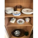 Collection of ceramics etc to include a number of items of Poole Pottery, including butter dish,