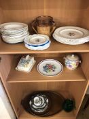 Collection of ceramics etc to include a number of items of Poole Pottery, including butter dish,