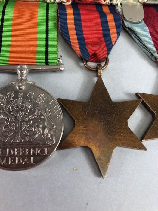 Medals: WWII medal set to include The Burma Star, Defence & War medals and the Territorial Army - Image 11 of 15