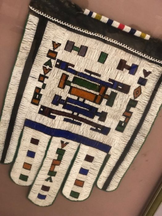 Tribal Interest: African (Zimbabwean) Ndebele beadwork Jocolo or bridal apron, with geometric - Image 15 of 16