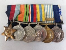 Medals: WWII medal set to include medal FOR SERVICE IN THE DEFENCE OF THE PRINCIPLES OF THE