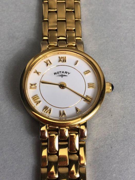 Gold plated White dial Rotary wristwatch serial 4426 - Image 5 of 11