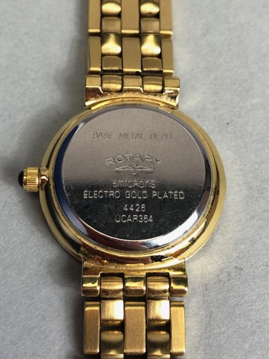 Gold plated White dial Rotary wristwatch serial 4426 - Image 11 of 11