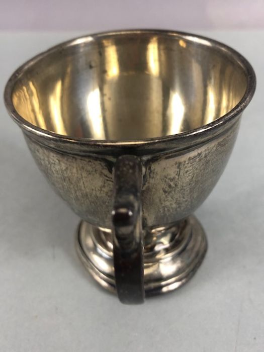 Collection of silver hallmarked items to include a silver photo frame, Silver cup, flatware and - Image 17 of 29