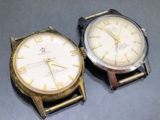 Two Vintage watches: Visconte Incabloc Antimagnetic & TOPOL 77 Rubyflex