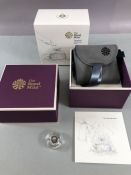 Royal Mint 'Treasured Christmas' 2019 gift box containing a UK 2019 Sixpence in a protective coin