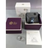 Royal Mint 'Treasured Christmas' 2019 gift box containing a UK 2019 Sixpence in a protective coin