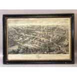 WHITTOCK (Nathaniel, 1791-1860). Birds-Eye View of the University and City of Oxford, published by
