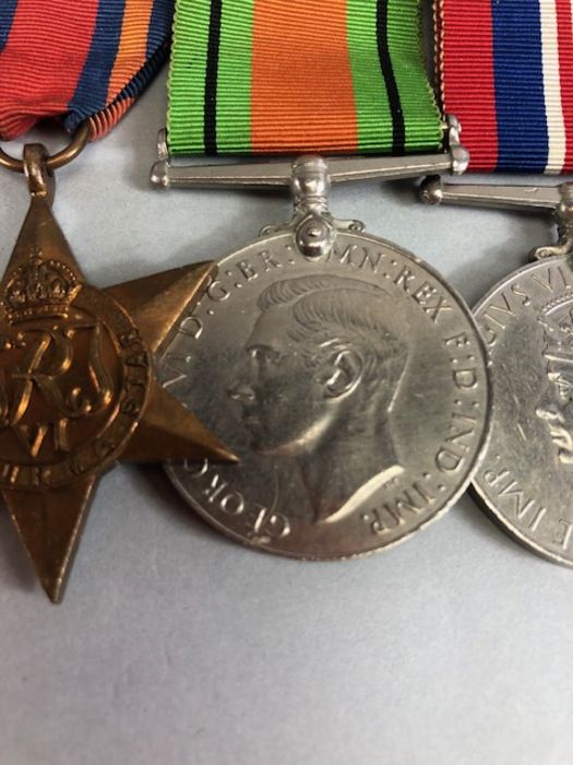 Medals: WWII medal set to include The Burma Star, Defence & War medals and the Territorial Army - Image 4 of 15