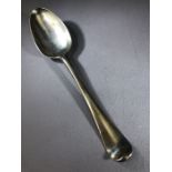 18th Century Silver London Hallmarked spoon makers mark J.M letters to reverse for L, S & E approx