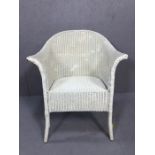 White LLoyd Loom chair