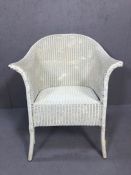 White LLoyd Loom chair