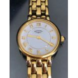 Gold plated White dial Rotary wristwatch serial 4426