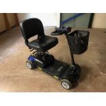 Mobility scooter, with battery, in blue