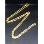 18ct Gold chain, approx 45cm in length, approx 2g