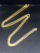 18ct Gold chain, approx 45cm in length, approx 2g