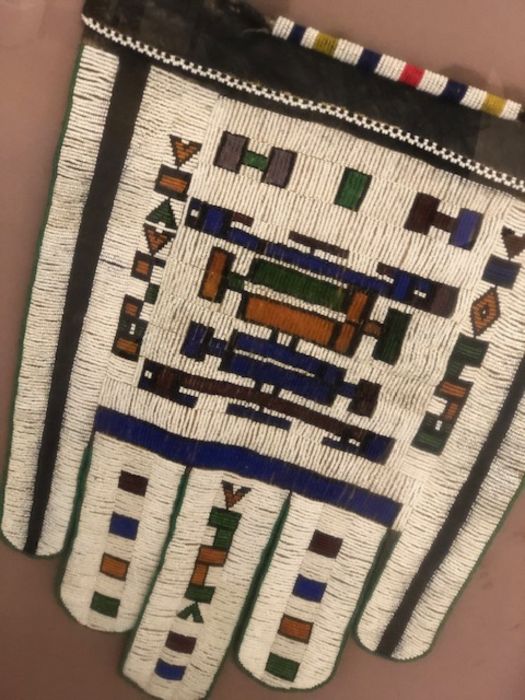 Tribal Interest: African (Zimbabwean) Ndebele beadwork Jocolo or bridal apron, with geometric - Image 13 of 16