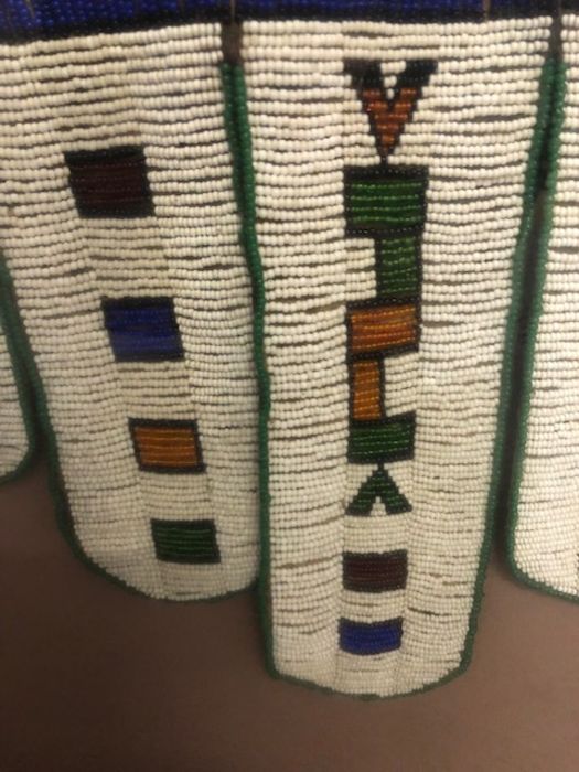 Tribal Interest: African (Zimbabwean) Ndebele beadwork Jocolo or bridal apron, with geometric - Image 5 of 16