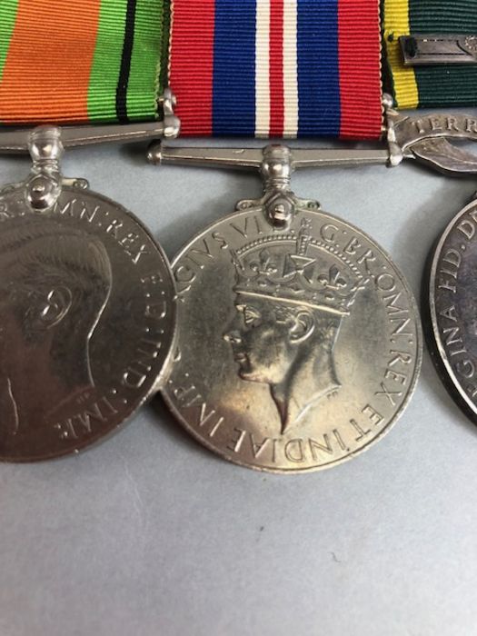 Medals: WWII medal set to include The Burma Star, Defence & War medals and the Territorial Army - Image 5 of 15