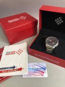 Wristwatch quartz "Royal Air Force Red Arrows" watch, by the Bradford Exchange, limited edition