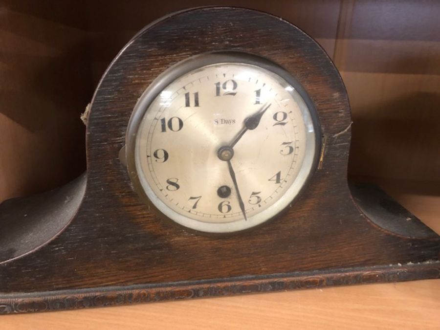 Collection of four mantel clocks, one in the Art Deco style - Image 5 of 5