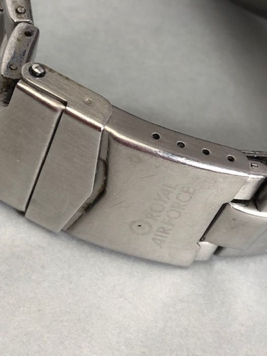 Wristwatch designed to Commemorate The Royal Airforce and 70 Years of the spitfire, stainless - Image 4 of 5