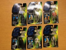 Star Wars figurines in original blister packs by Kenner to include Luke Skywalker and Hans Solo