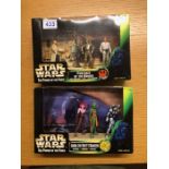 Star Wars the Power of the Force boxed figurine set from the Kenner collection (2)