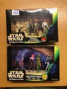 Star Wars the Power of the Force boxed figurine set from the Kenner collection (2)