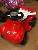 Children's electric toy car in red