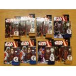 Star Wars Disney Hasbro, The Force Awakens figurines in original blister packs (8)