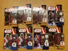 Star Wars Disney Hasbro, The Force Awakens figurines in original blister packs (8)