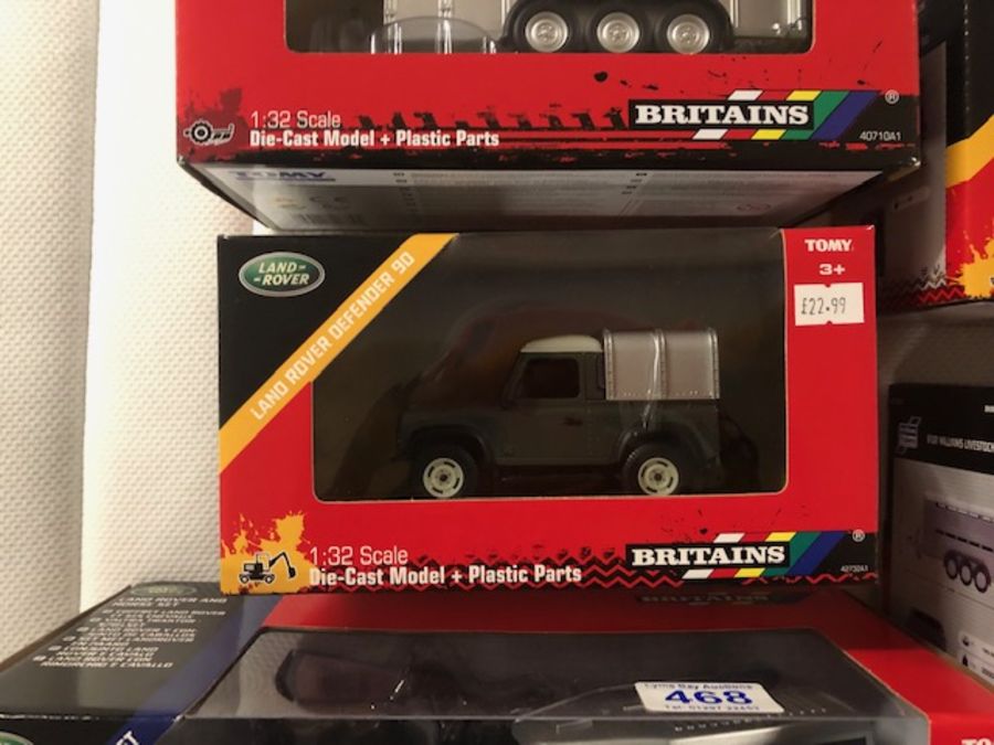 Collection of boxed Britians dye cast model toys to include Land Rovers and trailers (5) - Image 3 of 6