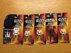 Star Wars action figures by Keener in original blister packs (5)