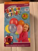 Helium balloon cylinder, inflates 30 balloons, boxed