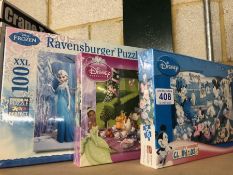 Three children's Disney jigsaw sets to include Frozen